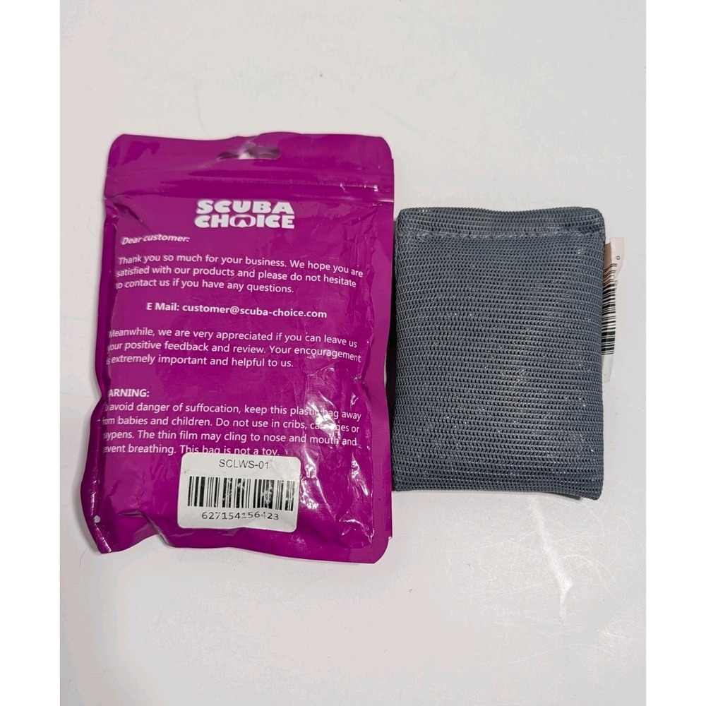 Scuba Choice Diving Soft Mesh Lead‎ Shot Weight 1 lb Gray Weight Made in USA NEW
